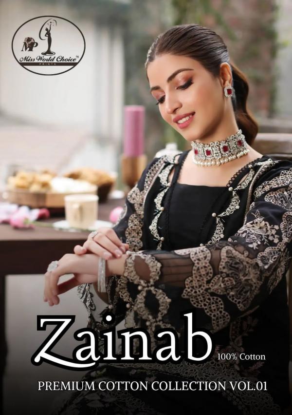 Miss World Zainab Vol-01 – Karachi Dress Material